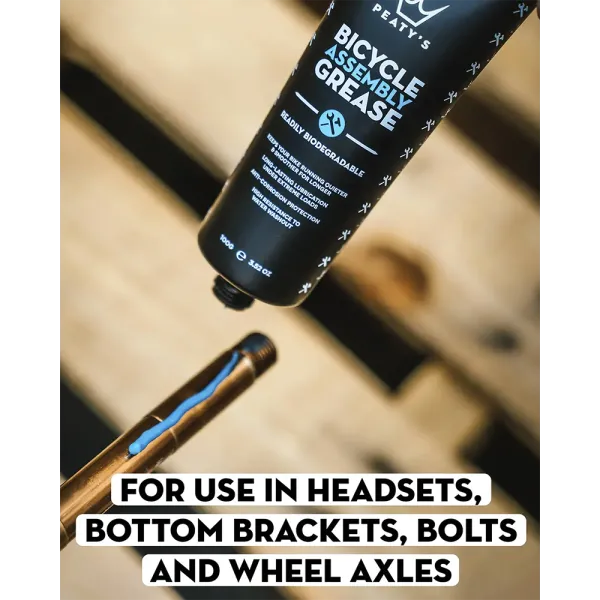 Мастило для підшипників рульових / кареток / болтів / віссей Peaty's Bicycle Assembly Grease Peaty's Assembly Grease, 400g