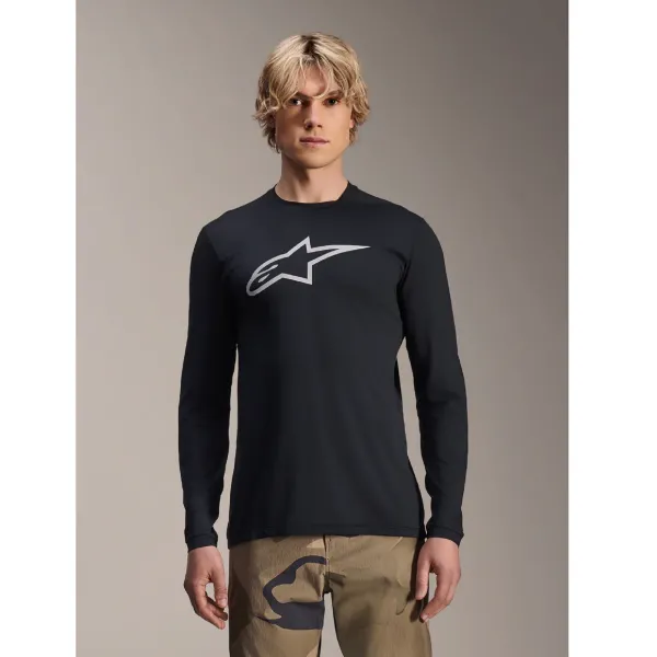 Джерсі Alpinestars A-DURA ASTAR LS JERSEY BLACK, S