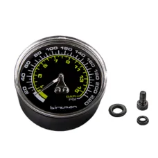 Манометр Birzman 220psi Maha Push & Twist II / III Silver Grand-Maha Push & Twist III Gunmetal