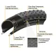 Покришка Continental Cross King - 27.5 x 2.00, Чорна, не складна, skin