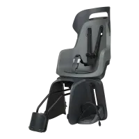 Детское велокресло Bobike GO Frames RS Reclining System - rear bicycle seat for frame Macaron grey
