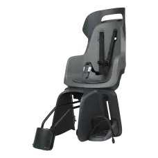 Дитяче велокрісло  Bobike GO Frames RS Reclining System - rear bicycle seat for frame Macaron grey