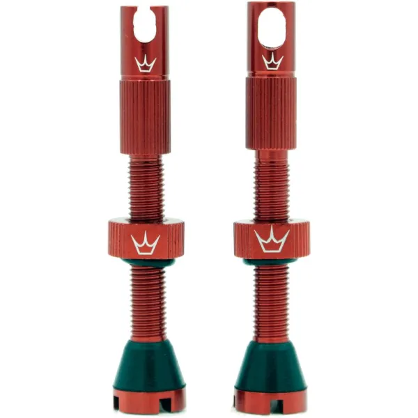 Ніпелі Peaty's x Chris King Tubeless Valves, 42mm, Red