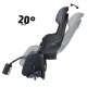 Дитяче велокрісло Bobike GO Frames RS Reclining System - rear bicycle seat for frame Peppermint