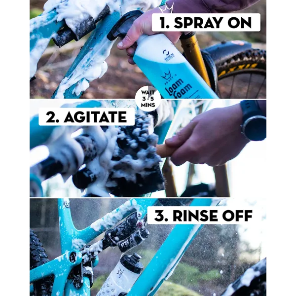 Набір для мийки Peaty's Gift Pack, Wash Degrease Lubricate Dry, шампунь 1L / шампунь концентрат 1L