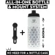 Фляга Peaty's x Fidlock Lockin Bottle, Crown / Smoke, 600ml