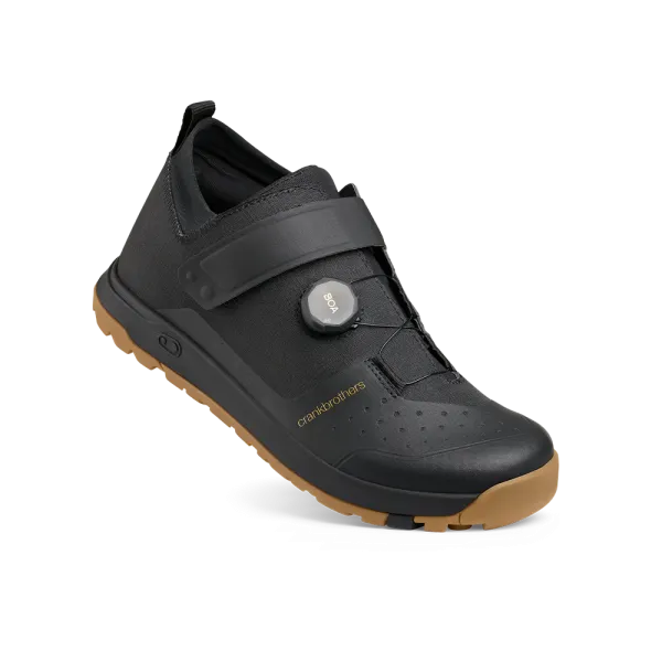 Веловзуття CrankBrothers SHOES STAMP TRAIL BOA BLACK / GOLD - GUM OUTSOLE 9.5