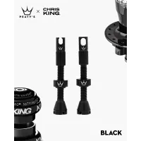 Ніпелі Peaty's x Chris King Tubeless Valves, 42mm, Black