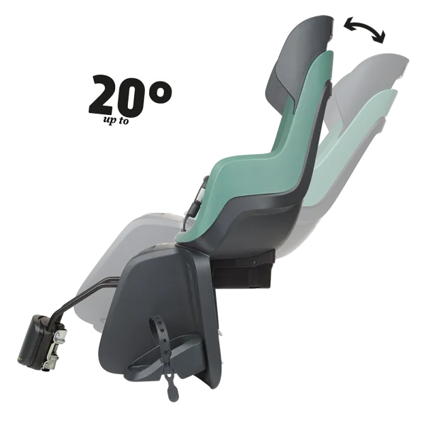 Дитяче велокрісло Bobike GO Frames RS Reclining System - rear bicycle seat for frame Peppermint