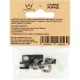 Ковпачки для ніпелів Peaty's x Chris King Tubeless Valves Accessory Kit, Black