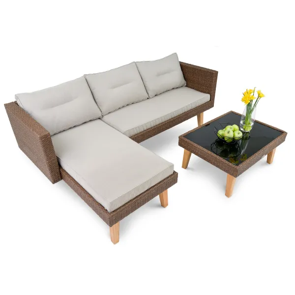 Комплект меблів для саду Di Volio Imola коричневий
