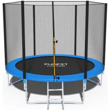 Батут Funfit 8ft (252см) синий с внешней сеткой