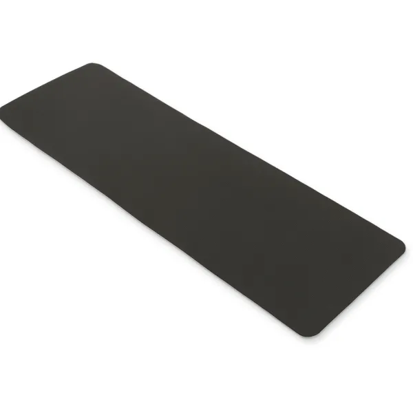 Килимок (мат) для фітнесу та йоги Gymtek Premium TPE 0,6см сіро-чорний