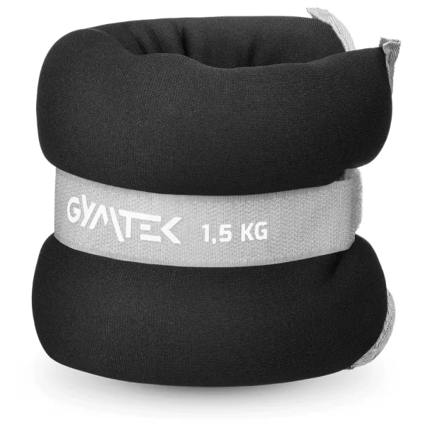 Утяжелители Gymtek для рук и ног 2 х 1,5кг черный