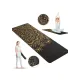 Йога-мат Queenfit Mandala TPE 5 мм чорний з золотим