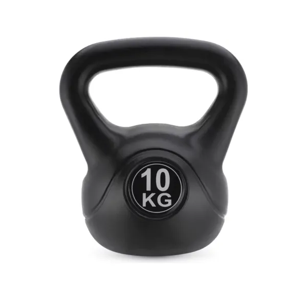 Гиря вінілова Gymtek 10кг чорний
