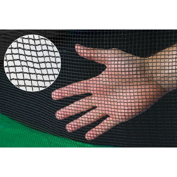Батут Hop-Sport 8ft (244см) зелений з внутрішньою сіткою