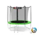 Батут Hop-Sport 8ft (244см) зелений з внутрішньою сіткою