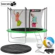 Батут Hop-Sport 10ft (305см) зелений з внутрішньою сіткою