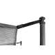 Батут Hop-Sport 10ft (305см) чорно-зелений з внутрішньою сіткою (4 ноги)