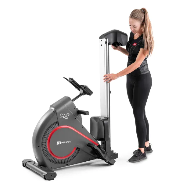 Гребной тренажер Hop-Sport HS-095R Spike серый