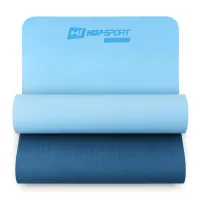 Коврик для фитнеса Hop-Sport TPE 0,6см HS-T006GM сине-голубой