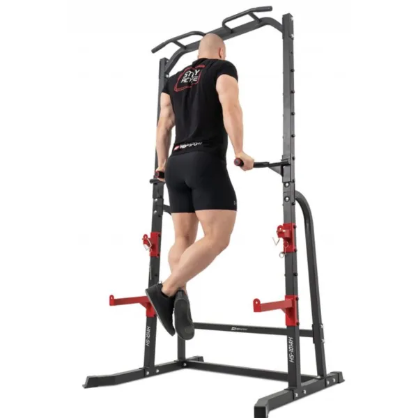 Силова станція Hop-Sport HS-1014K з тримачем для штанги та брусами