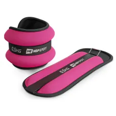 Утяжелители для ног и рук Hop-Sport HS-S001WB 2х0,5кг розовые
