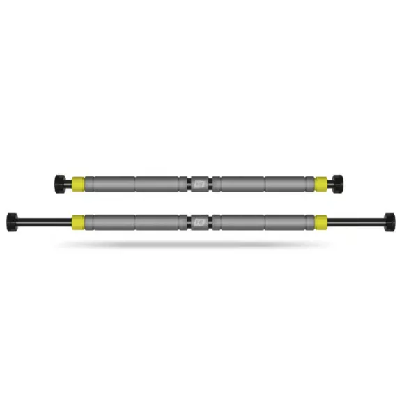 Турник раздвижной Hop-Sport HS-M050DP серо-желтый
