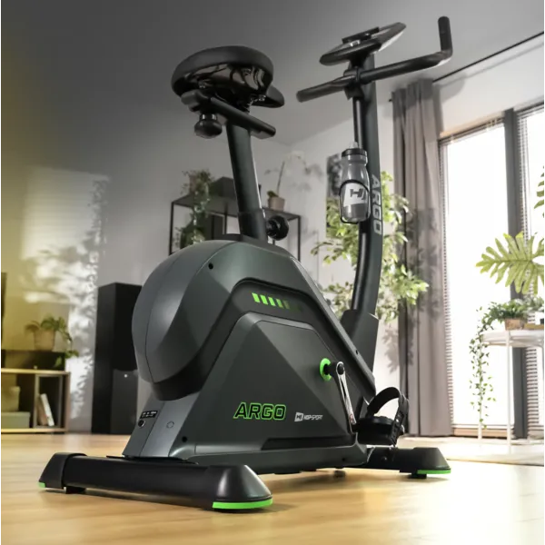 Велотренажер Hop-Sport HS-120H Argo чорно-зелений