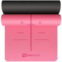 Йога-мат Hop-Sport PU 0,5см 183 x 68см HS-P005GM рожевий