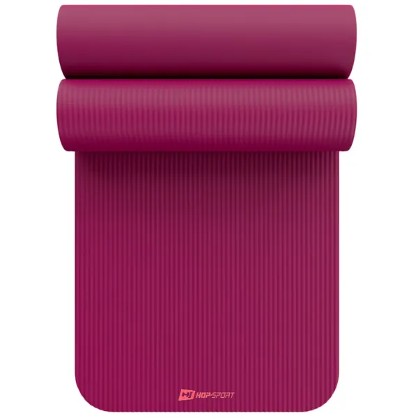 Коврик для йоги Hop-Sport HS-NB015GM NBR 1,5см ягідний