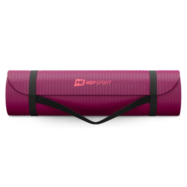 Коврик для йоги Hop-Sport HS-NB015GM NBR 1,5см ягідний