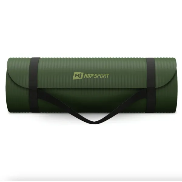 Коврик для йоги Hop-Sport HS-NB015GM NBR 1,5см темно-зелений
