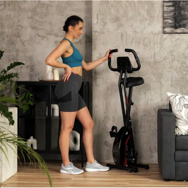 Велотренажер Hop-Sport HS-3020X Quest X-Bike черно-красный