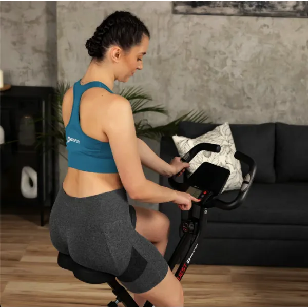 Велотренажер Hop-Sport HS-3020X Quest X-Bike черно-красный