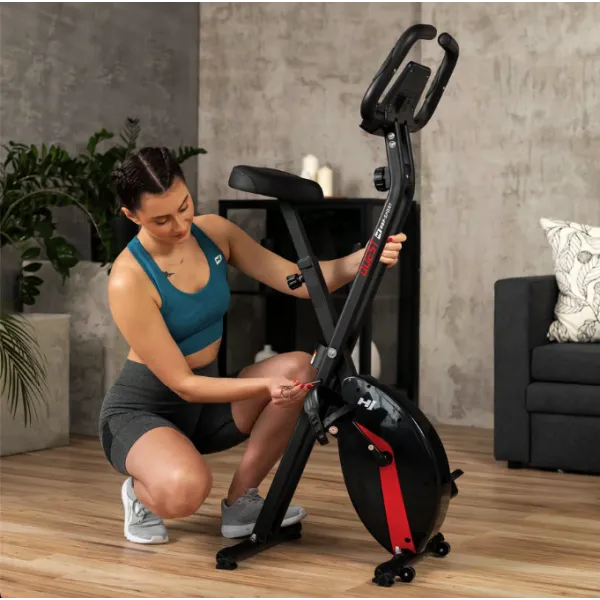 Велотренажер Hop-Sport HS-3020X Quest X-Bike черно-красный