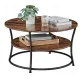 Журнальний столик Leobert Vasagle 80 x 80 x 45см в стилі Loft