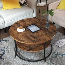Журнальный столик Leobert Vasagle 80 x 80 x 45см в стиле Loft