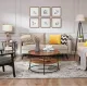 Журнальний столик Leobert Vasagle 80 x 80 x 45см в стилі Loft