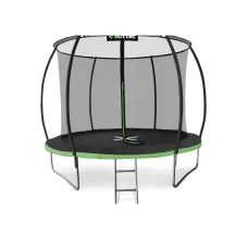 Батут Outtec Premium 12ft (374см) черно-зеленый с внутренней сеткой