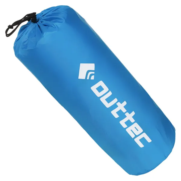 Самонадувающийся коврик Outtec 180х53х4см гладкий голубой