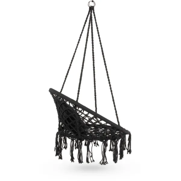 Садова гойдалка Boho Outtec XXL чорний