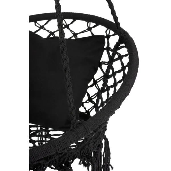Садова гойдалка Boho Outtec XXL чорний