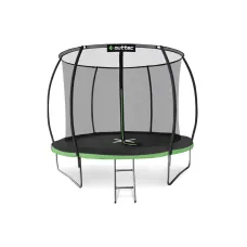 Батут Outtec Premium 10ft (312см) черно-зеленый с внутренней сеткой