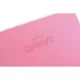 Килимок (мат) для фітнесу та йоги Queenfit Premium TPE 0,6см рожево-фіолетовий
