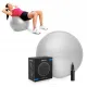 Фітбол Queenfit 65см сірий + насос