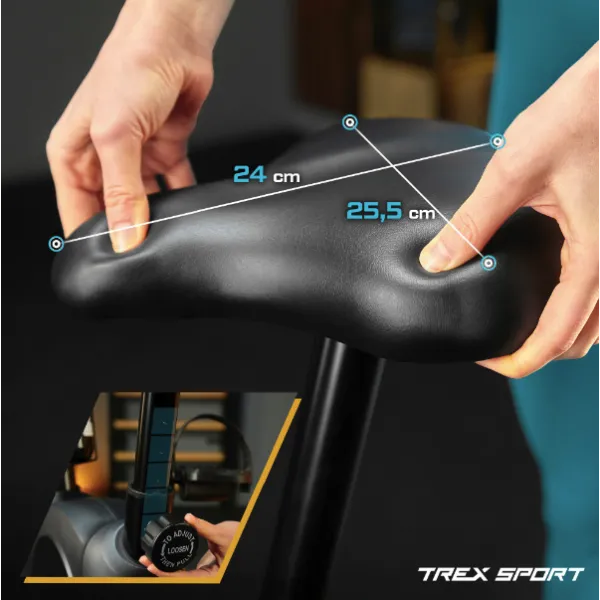 Велотренажер Trex Sport TX-350MB RIZE магнітний чорний