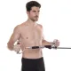 Ручка для верхньої тяги York Fitness 60см з паралельним хватом вигнута з гумовими рукоятками, хром