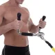 Ручка для тяги York Fitness багатофункціональна з гумовими рукоятками, хром